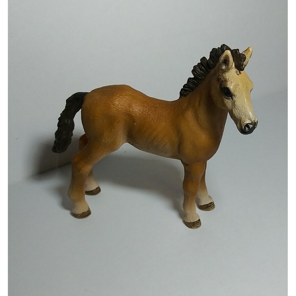 Schleich 4 Inches Brown Horse Colt Foal D-73527 Figure Toy 2011 Am Limes 69